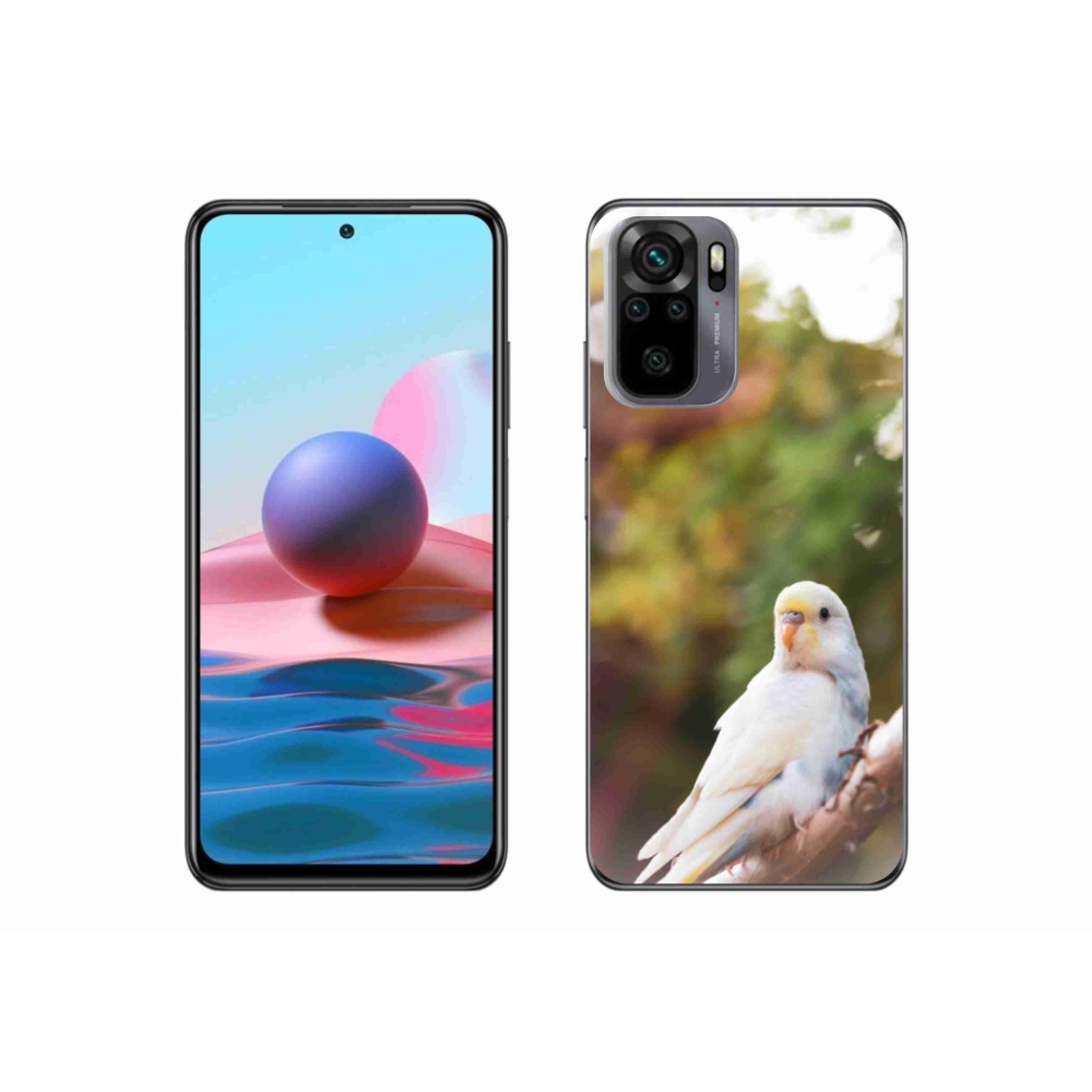 Zselés borítás mmCase a Xiaomi Redmi Note 10S-hez - andulka fehér