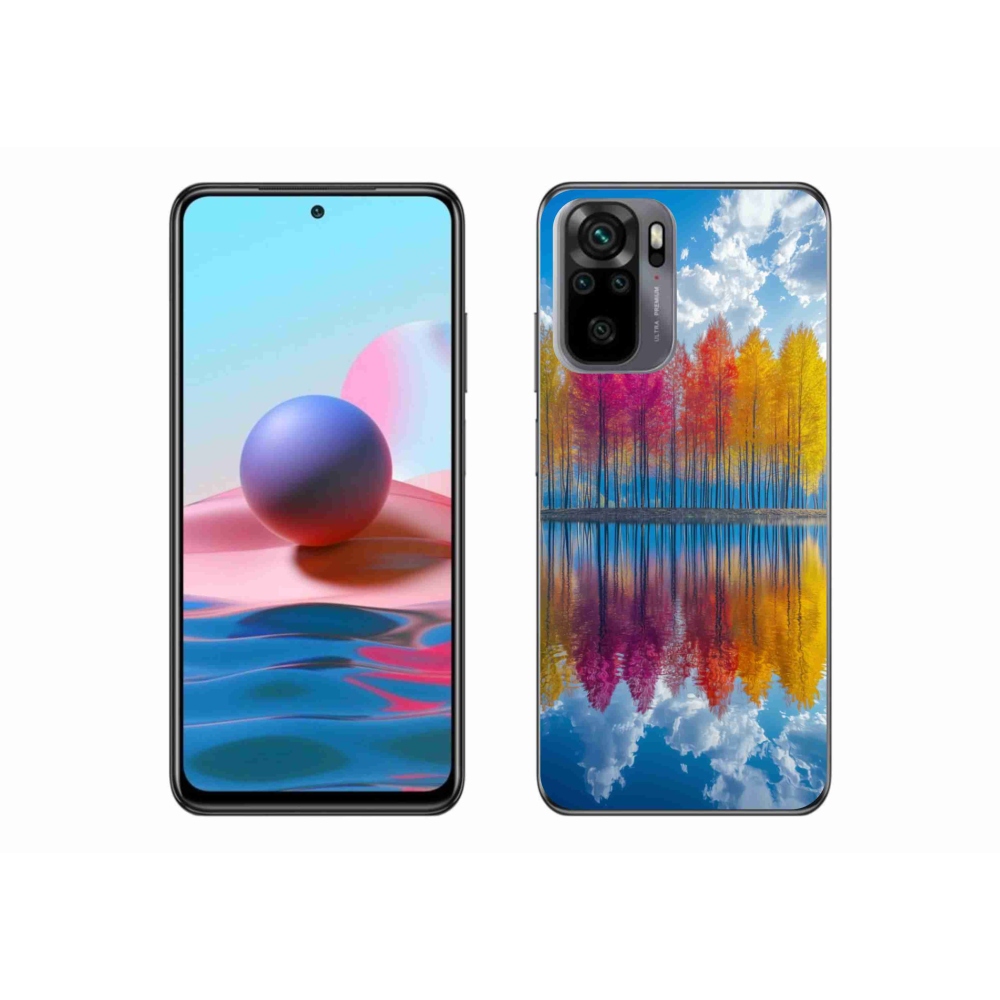 Gél borítás mmCase a Xiaomi Redmi Note 10S-hez - színes fák