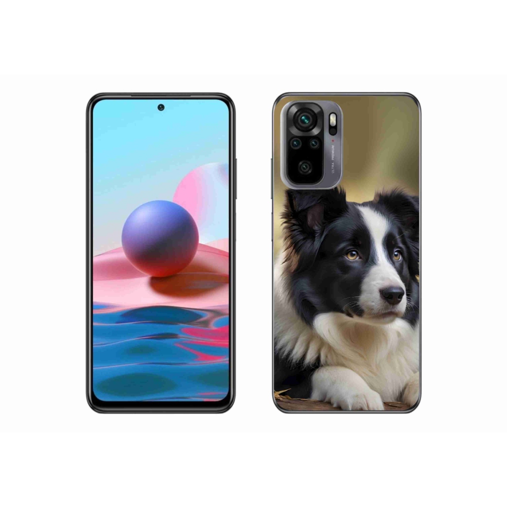 Gél borító mmCase a Xiaomi Redmi Note 10S-hez - border colie 2