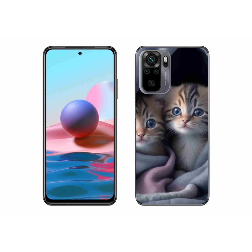 Gél borítás mmCase a Xiaomi Redmi Note 10S-hez - cat duo 2