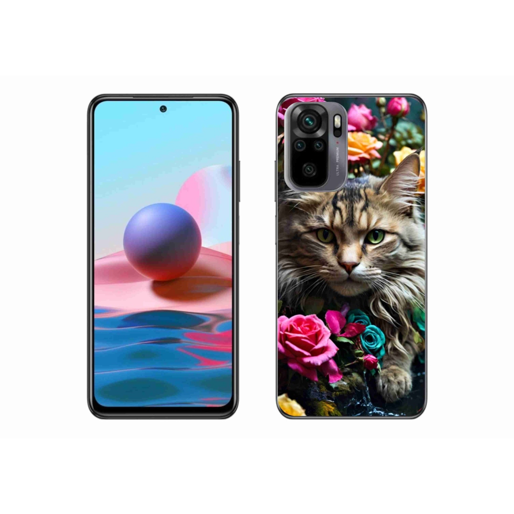 Gél borítás mmCase a Xiaomi Redmi Note 10S-hez - macskaszem nézet 2