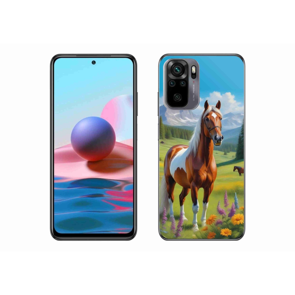 Gél borítás mmCase a Xiaomi Redmi Note 10S-hez - ló a réten