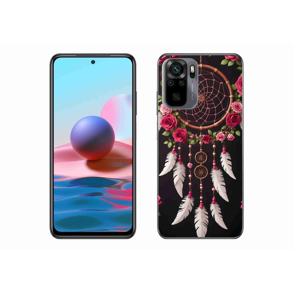 Gél borító mmCase a Xiaomi Redmi Note 10S-hez - álomfogó rózsákkal