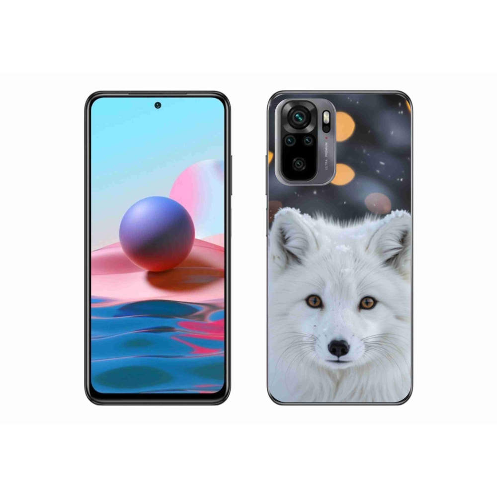 Gél borítás mmCase a Xiaomi Redmi Note 10S-hez - polár róka