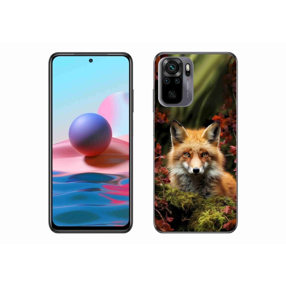Gél borítás mmCase a Xiaomi Redmi Note 10S-hez - róka az erdőben