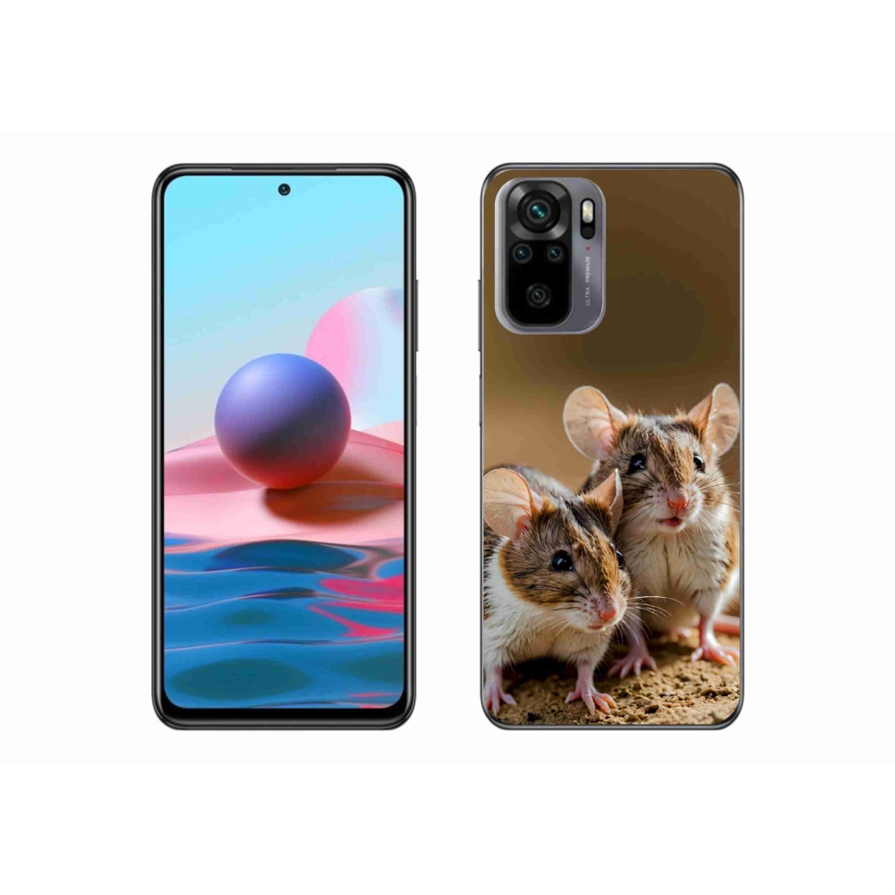 Gél borítás mmCase a Xiaomi Redmi Note 10S-hez - egér duó