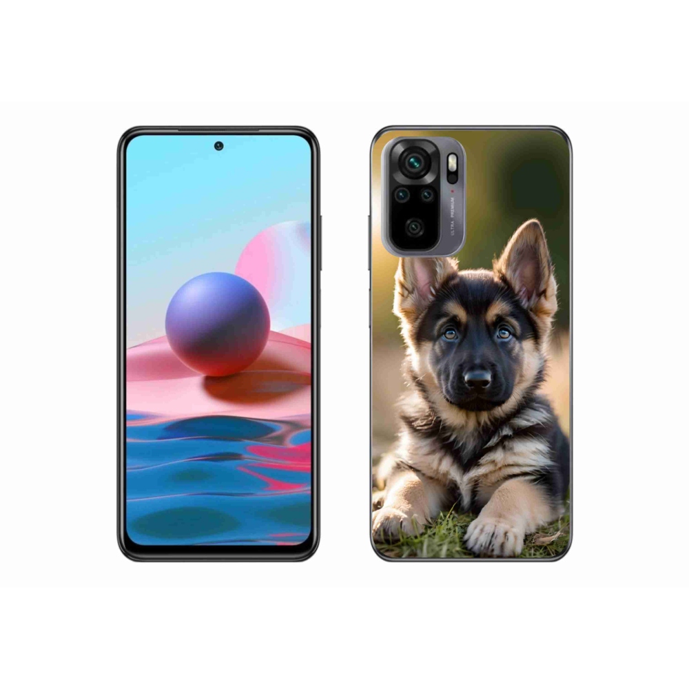Gél borítás mmCase a Xiaomi Redmi Note 10S-hez - Német juhászkutya a természetben