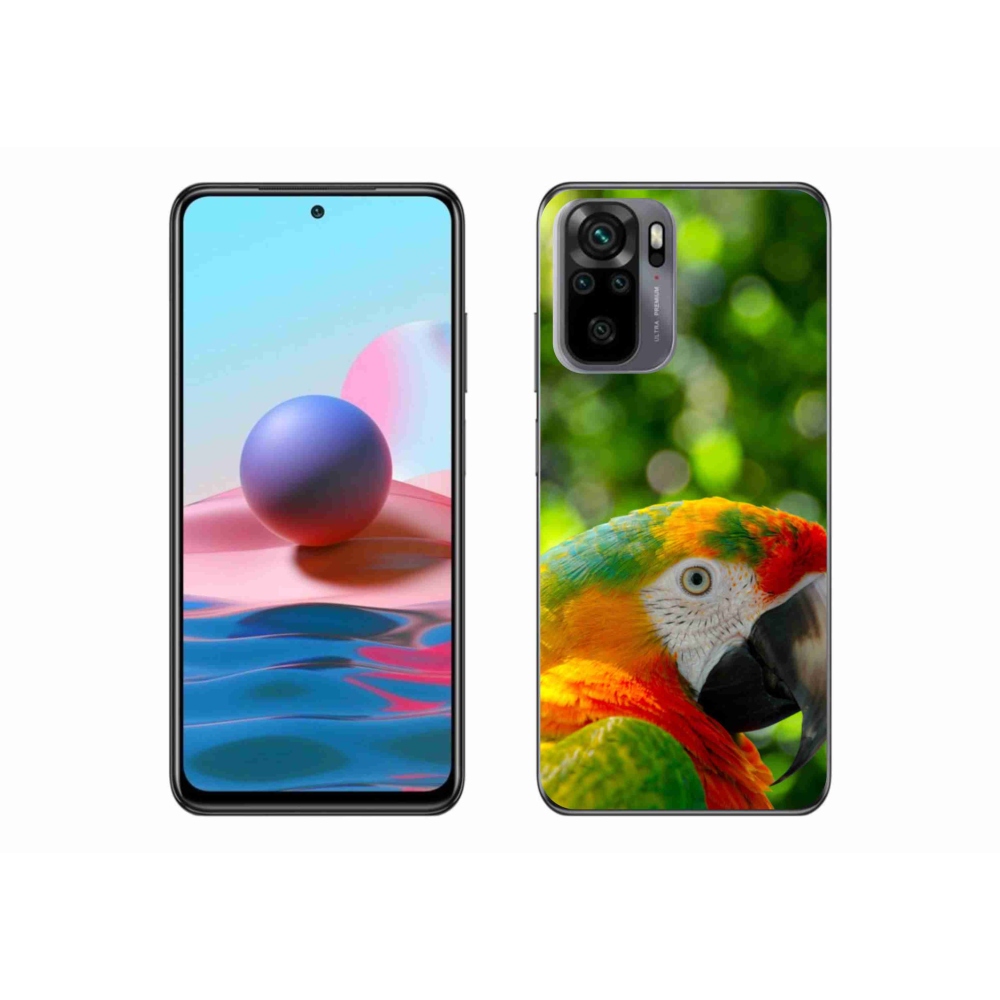 Gél borítás mmCase a Xiaomi Redmi Note 10S-hez - papagáj ara 3