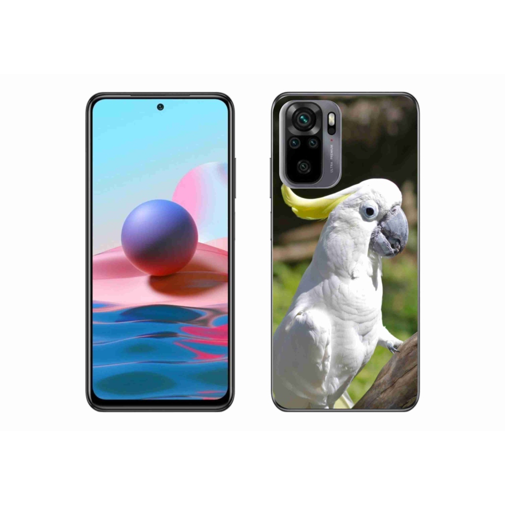 Gél borítás mmCase a Xiaomi Redmi Note 10S-hez - papagáj kakadu 2