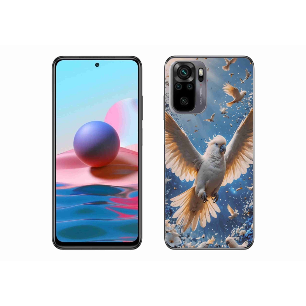 Gél borítás mmCase a Xiaomi Redmi Note 10S-hez - papagáj kakadu