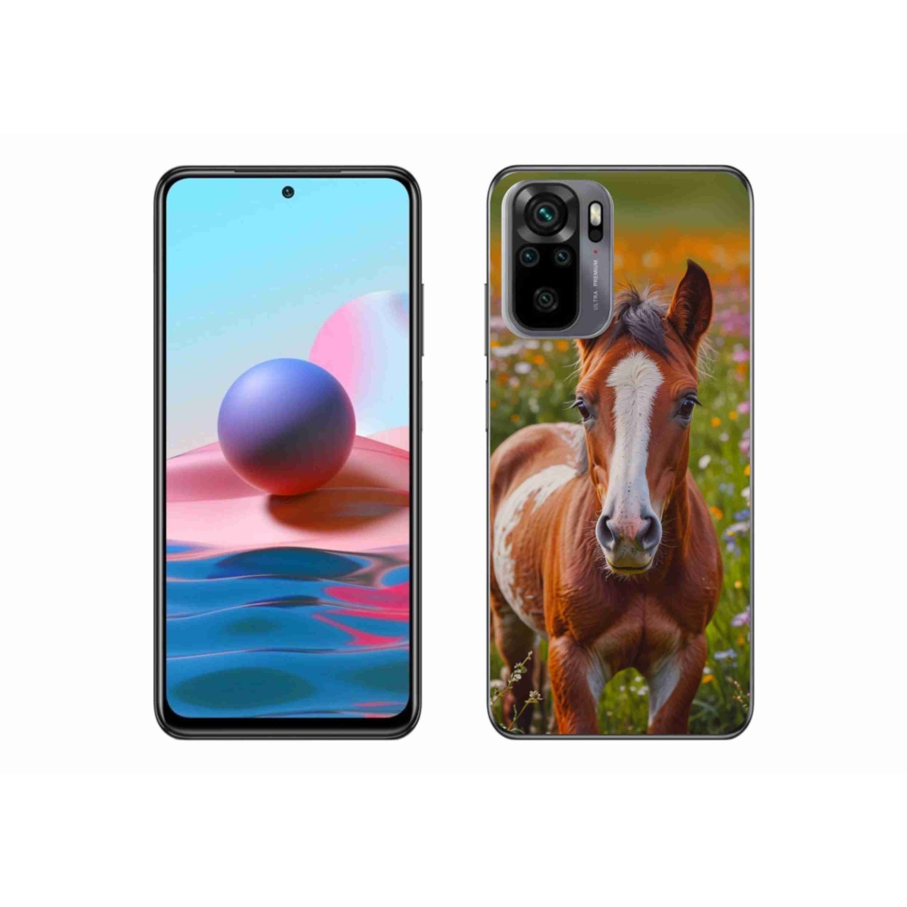 Gél borítás mmCase a Xiaomi Redmi Note 10S-hez - aranyos csikó