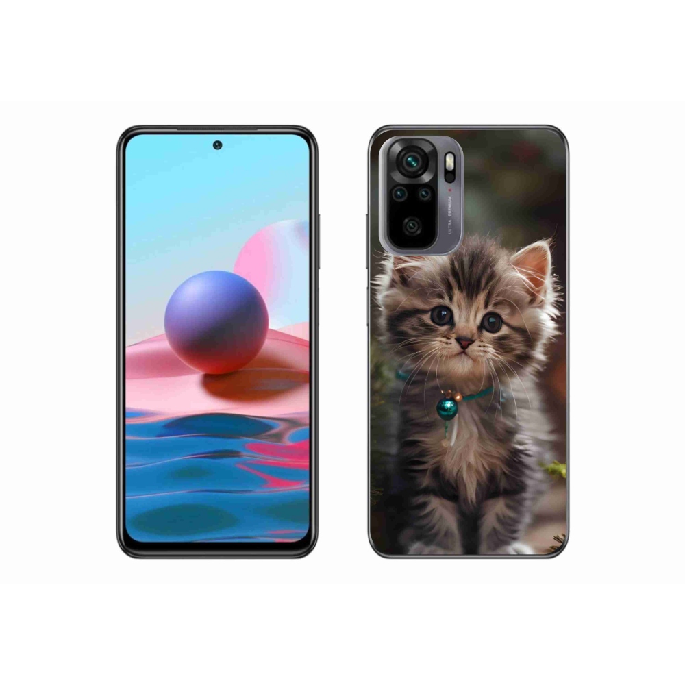 Gél borító mmCase a Xiaomi Redmi Note 10S-hez - aranyos cica 11