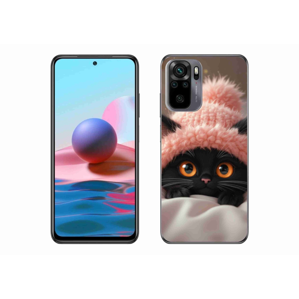 Gél borító mmCase a Xiaomi Redmi Note 10S-hez - aranyos cica 7