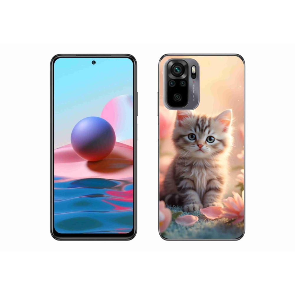 Gél borító mmCase a Xiaomi Redmi Note 10S-hez - aranyos cica 8