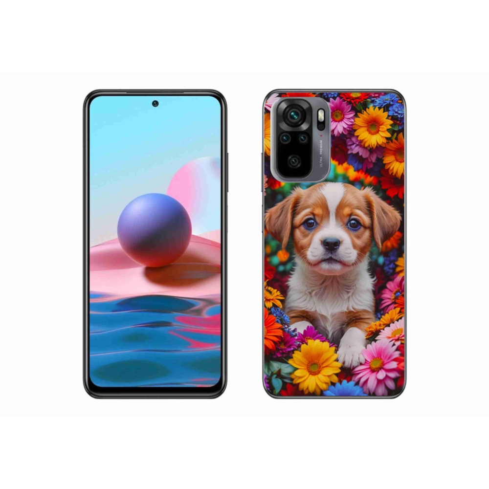 Gél borítás mmCase a Xiaomi Redmi Note 10S-hez - aranyos kiskutya