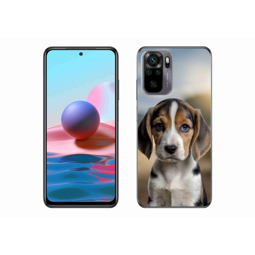 Gél borítás mmCase a Xiaomi Redmi Note 10S-hez - aranyos bézs színű