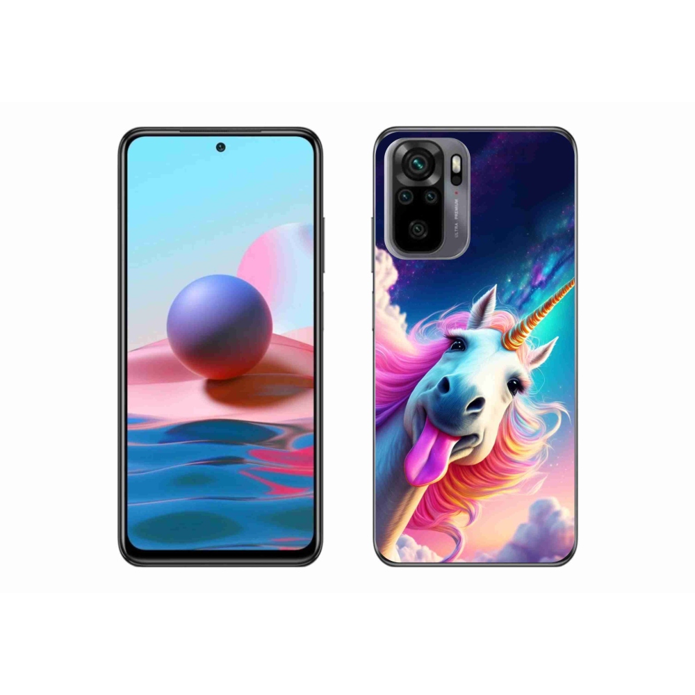 Gél borítás mmCase a Xiaomi Redmi Note 10S-hez - őrült egyszarvú