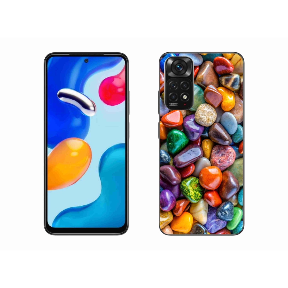 Gél borítás mmCase a Xiaomi Redmi Note 11 4G-hez - színes strasszkövek