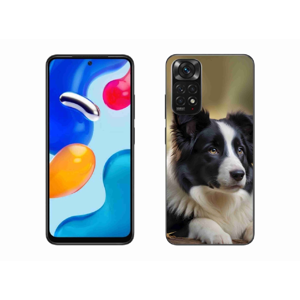 Gél borító mmCase a Xiaomi Redmi Note 11 4G-hez - border colie 2