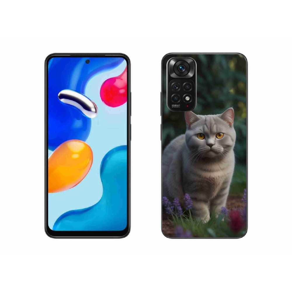 Gél borítás mmCase a Xiaomi Redmi Note 11 4G-hez - brit macska