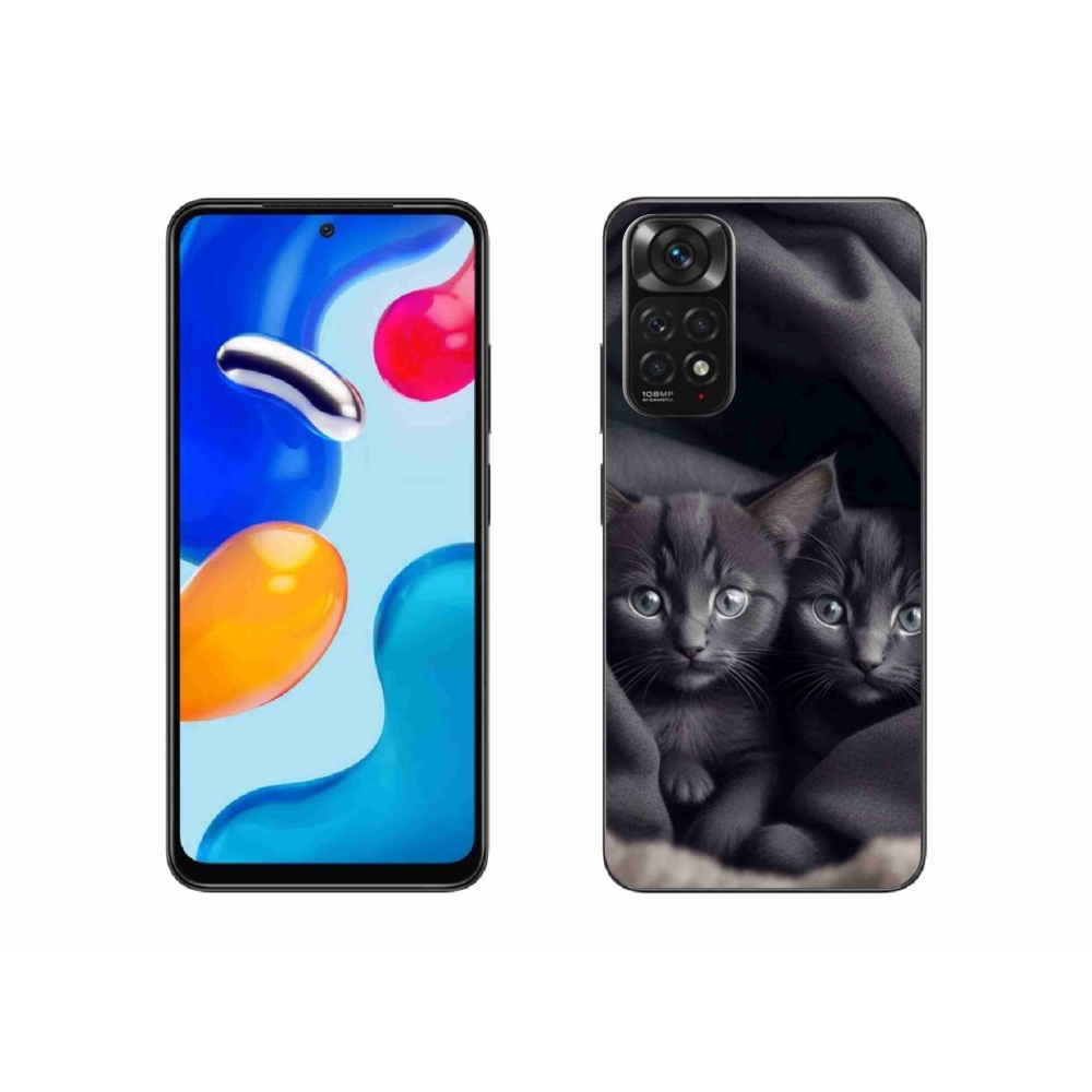 Gél borítás mmCase a Xiaomi Redmi Note 11 4G-hez - cat duo