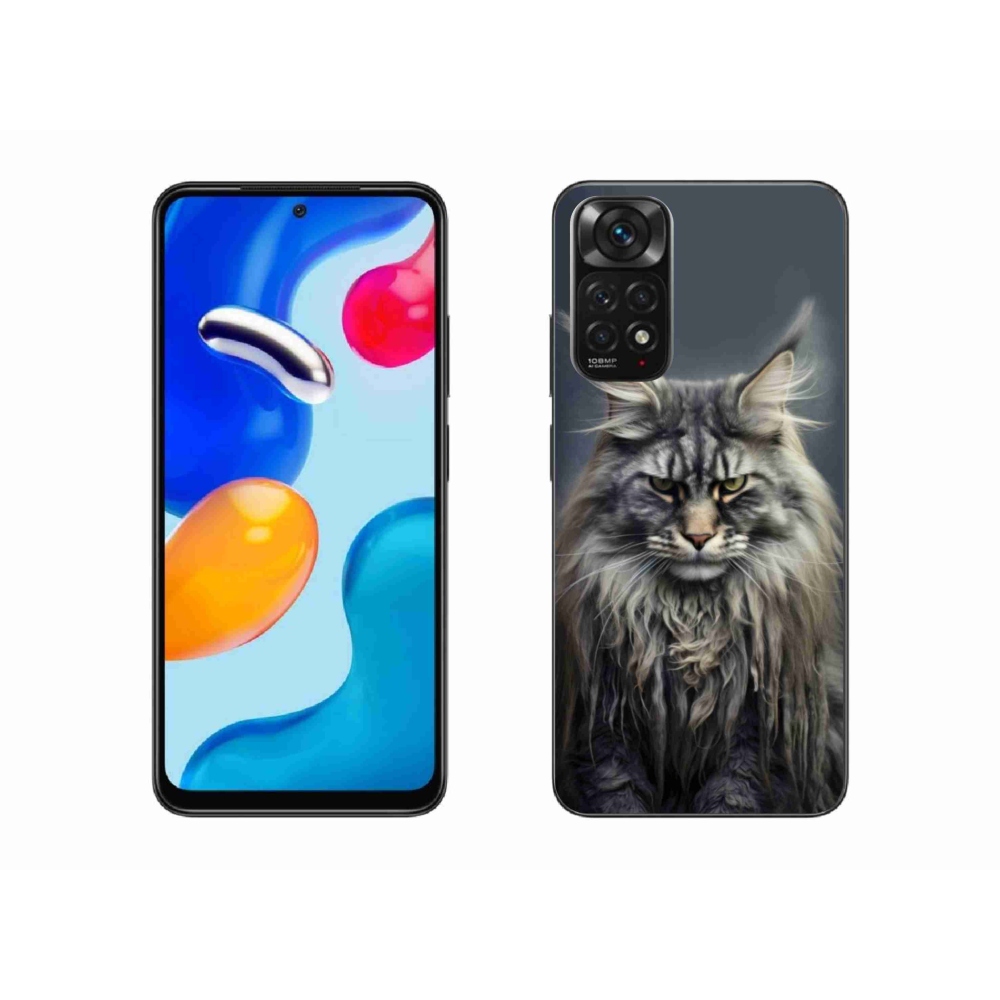 Gél borítás mmCase a Xiaomi Redmi Note 11 4G-hez - macskaszem nézet 4
