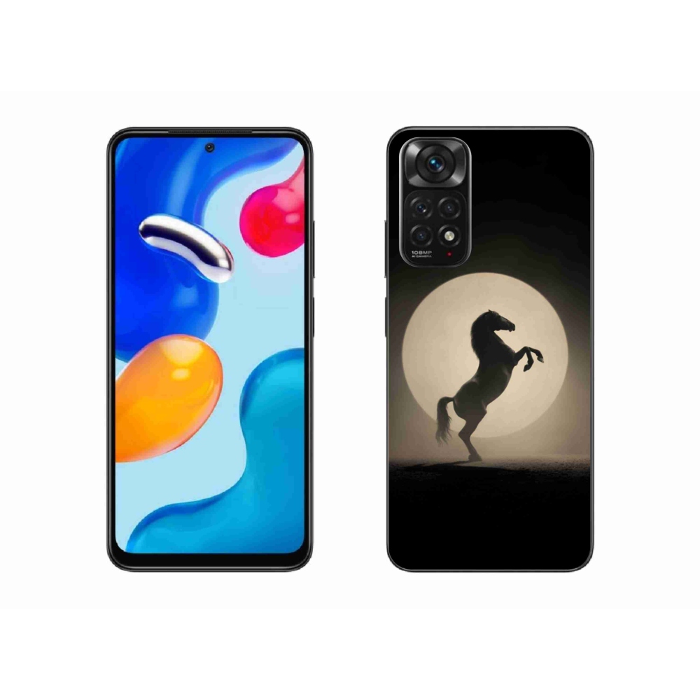 Gél borítás mmCase a Xiaomi Redmi Note 11 4G-hez - ló sziluettben