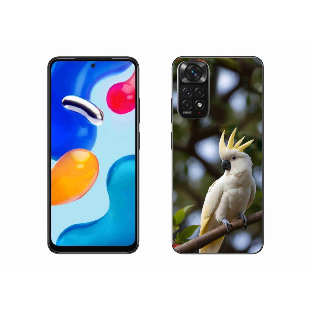 Gél borítás mmCase a Xiaomi Redmi Note 11 4G-hez - papagáj kakadu 3