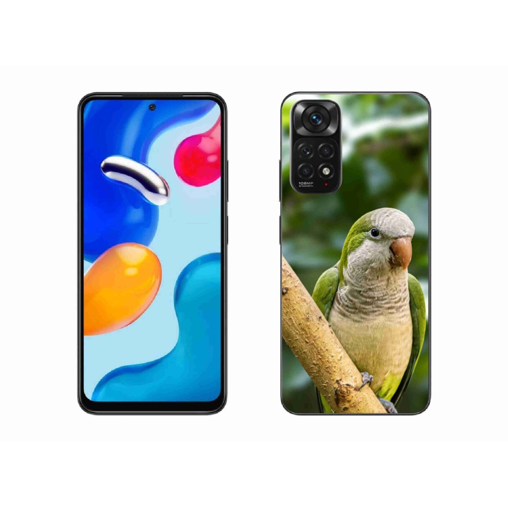 Gél borítás mmCase a Xiaomi Redmi Note 11 4G készülékhez - papagáj