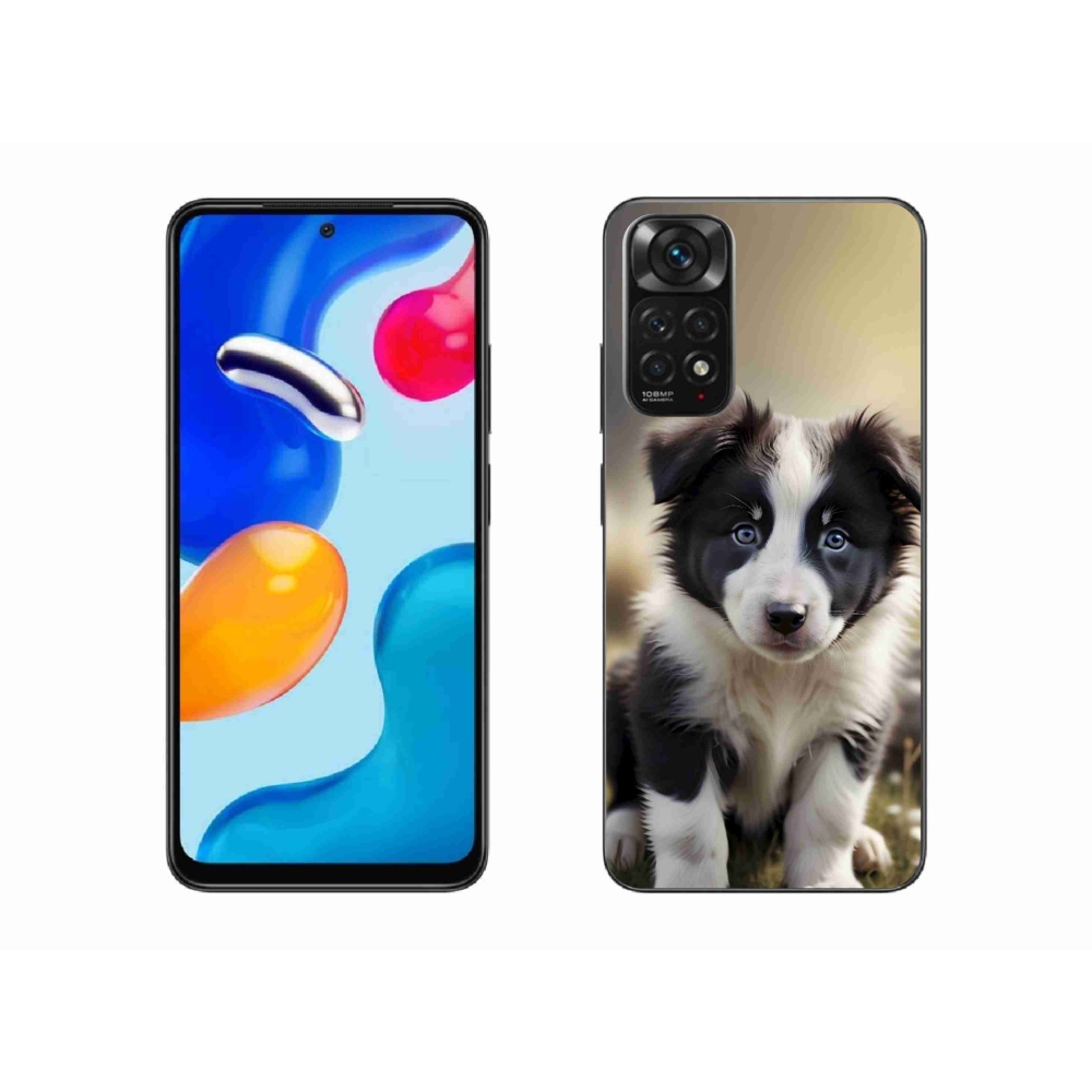 Gél borító mmCase a Xiaomi Redmi Note 11 4G-hez - aranyos border collie
