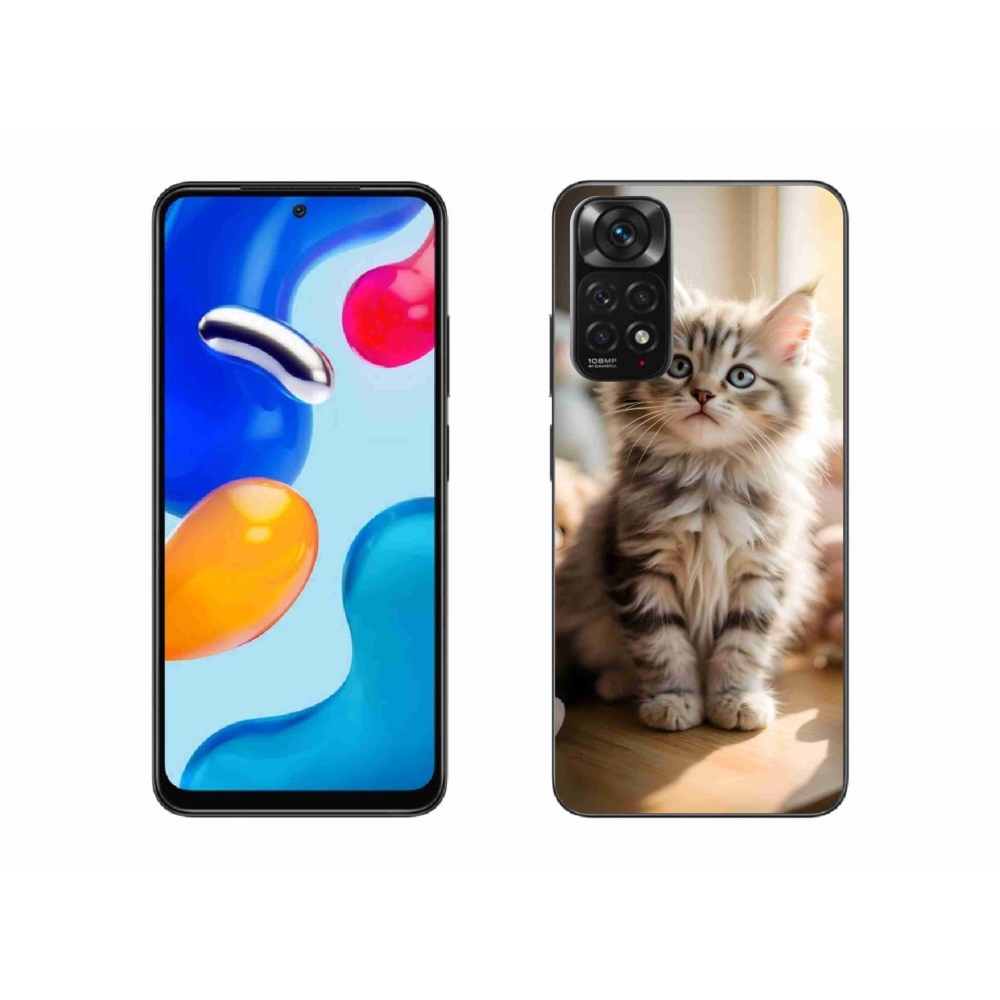 Gél borítás mmCase a Xiaomi Redmi Note 11 4G-hez - aranyos cica 10