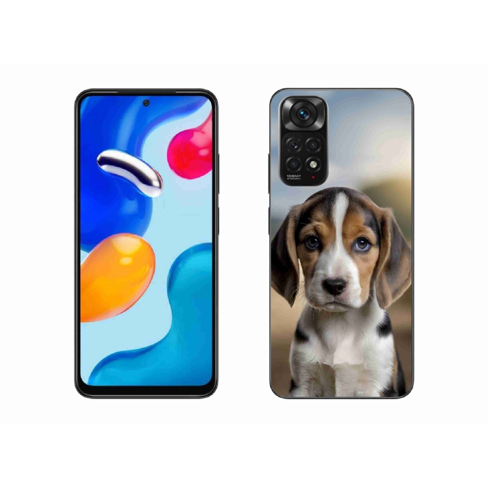 Gél borítás mmCase a Xiaomi Redmi Note 11 4G-hez - aranyos bézs színű