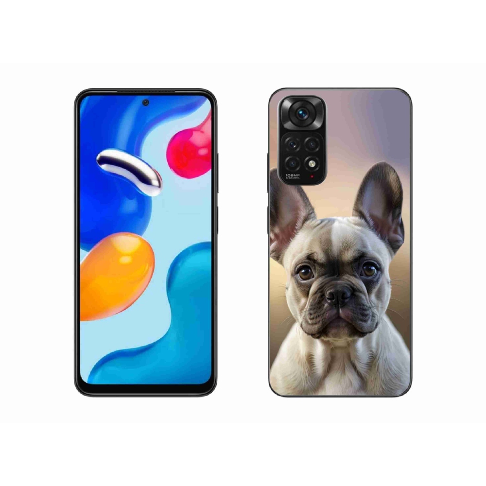 Gél borítás mmCase a Xiaomi Redmi Note 11 4G-hez - aranyos francia bulldog