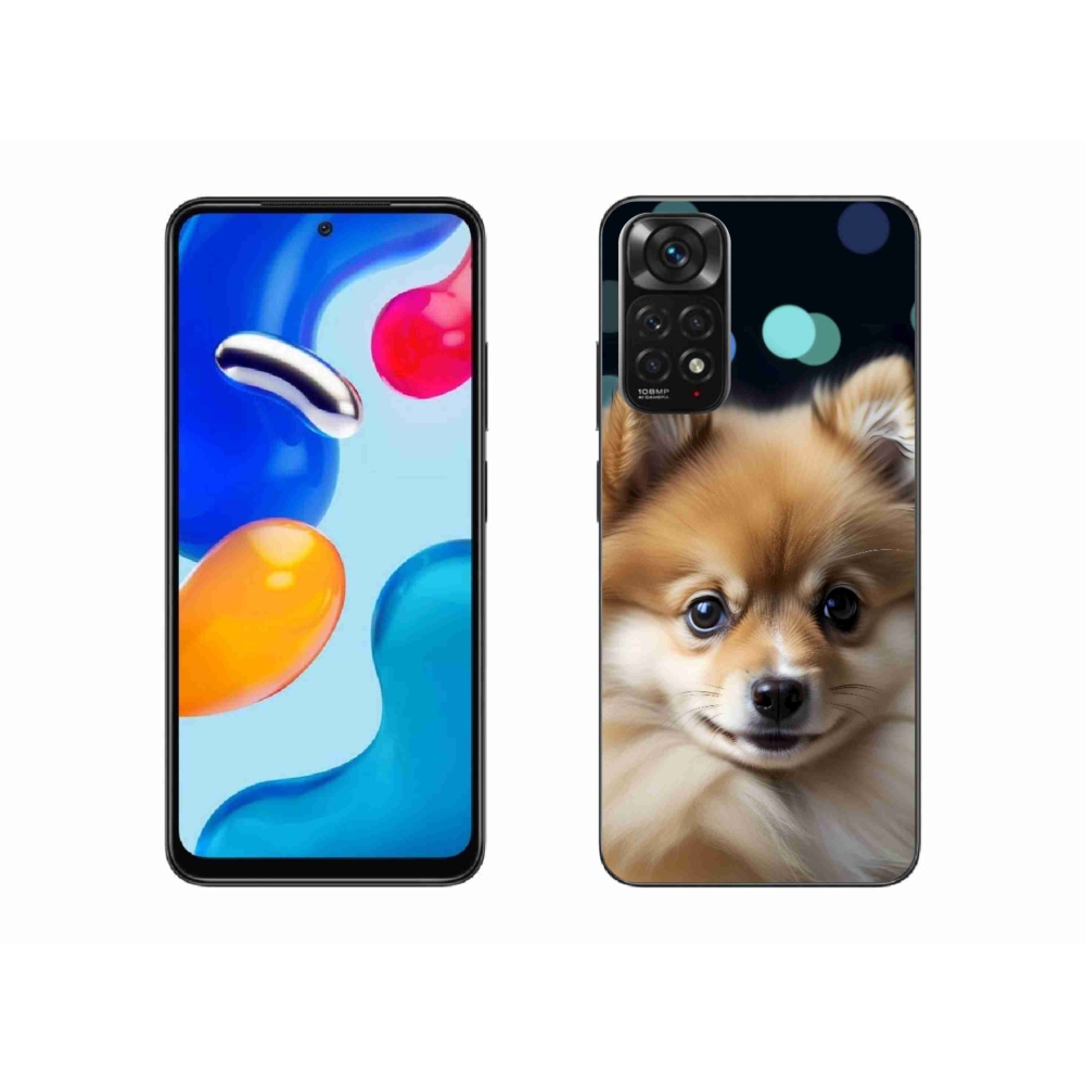Gél borítás mmCase a Xiaomi Redmi Note 11 4G-hez - aranyos pomerániai állat