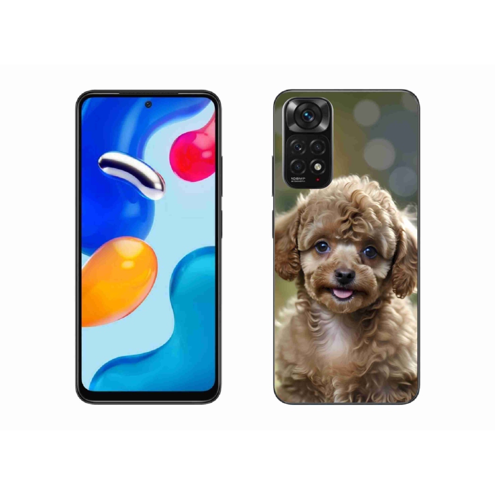 Gél borítás mmCase a Xiaomi Redmi Note 11 4G-hez - aranyos uszkár