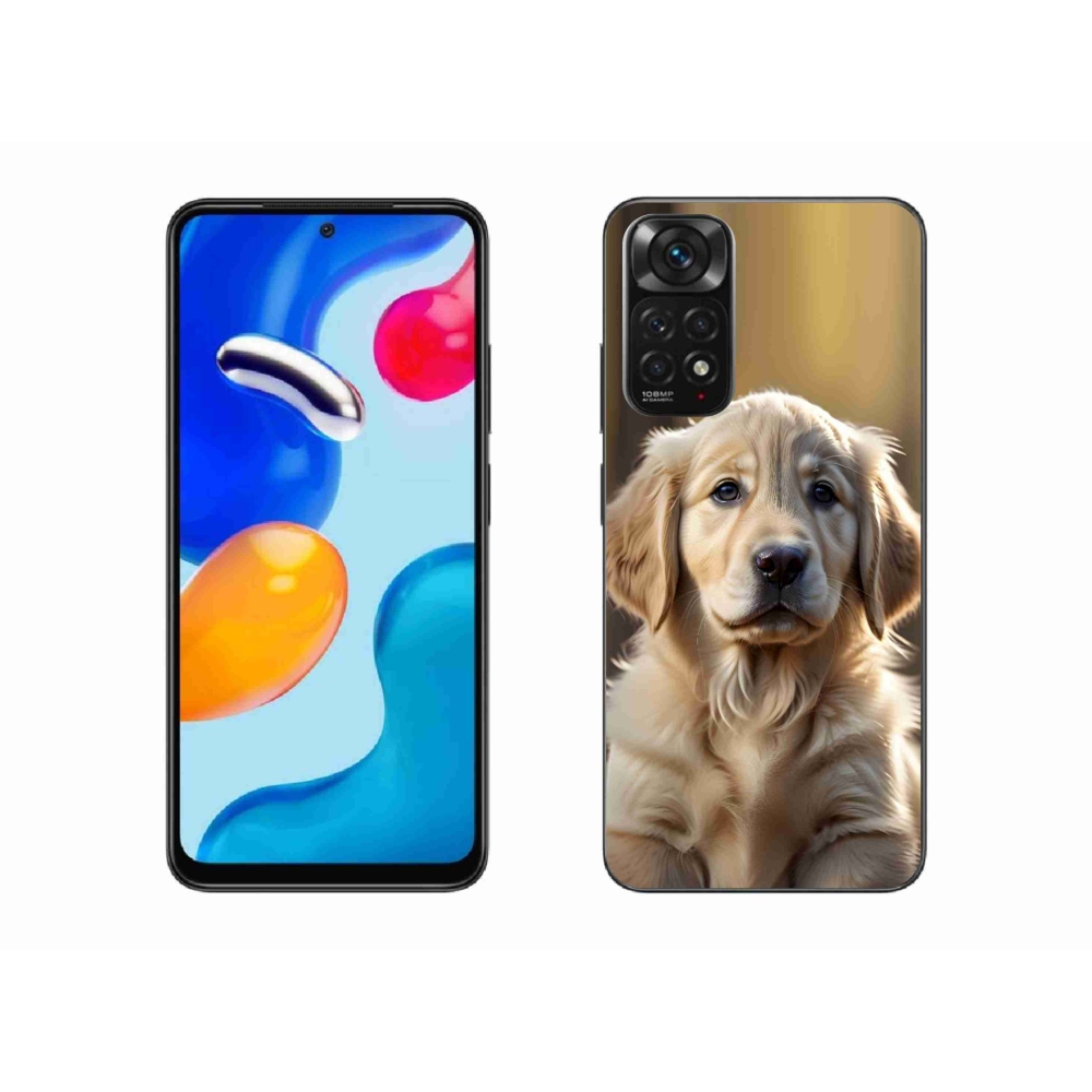 Gél borítás mmCase a Xiaomi Redmi Note 11 4G-hez - aranyos arany retriever