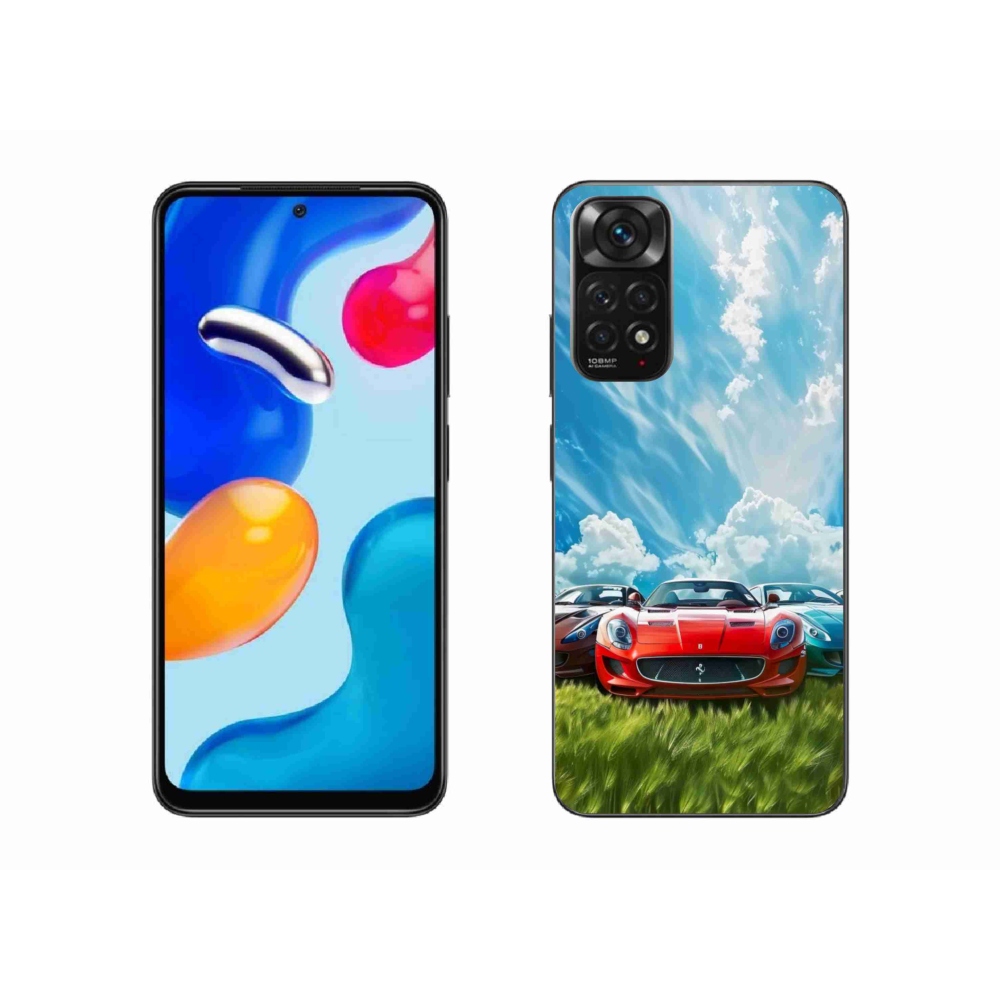 Gél borítás mmCase a Xiaomi Redmi Note 11 4G-hez - sportkocsikhoz