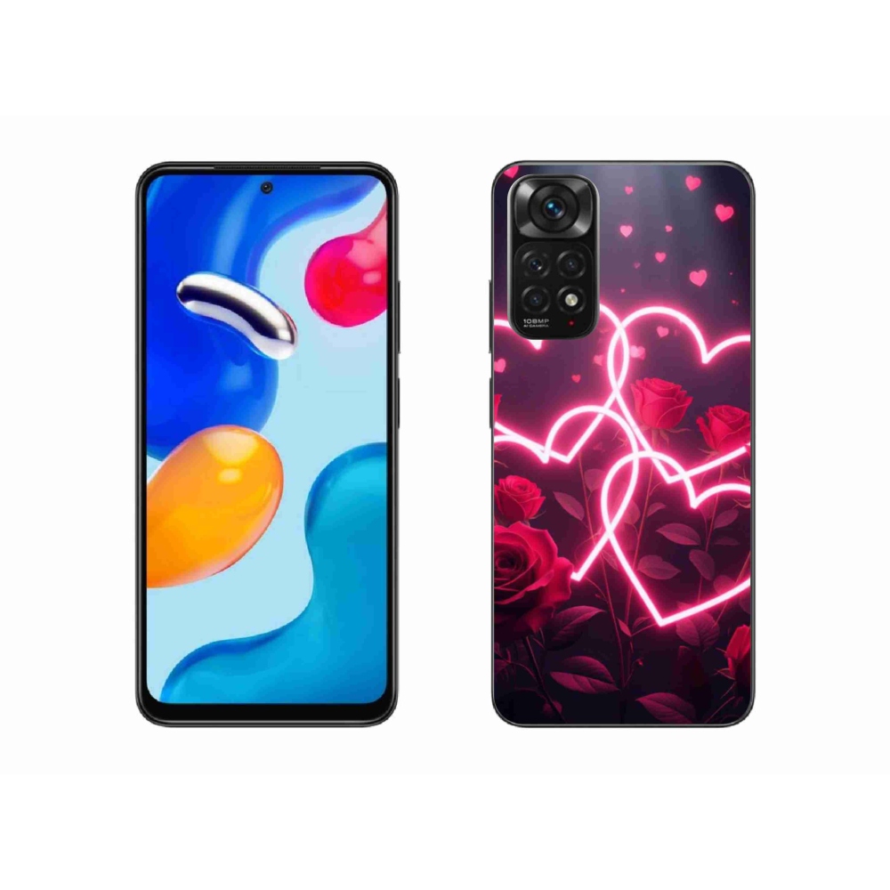 Gél borító mmCase a Xiaomi Redmi Note 11 4G-hez - a szerelem szíve
