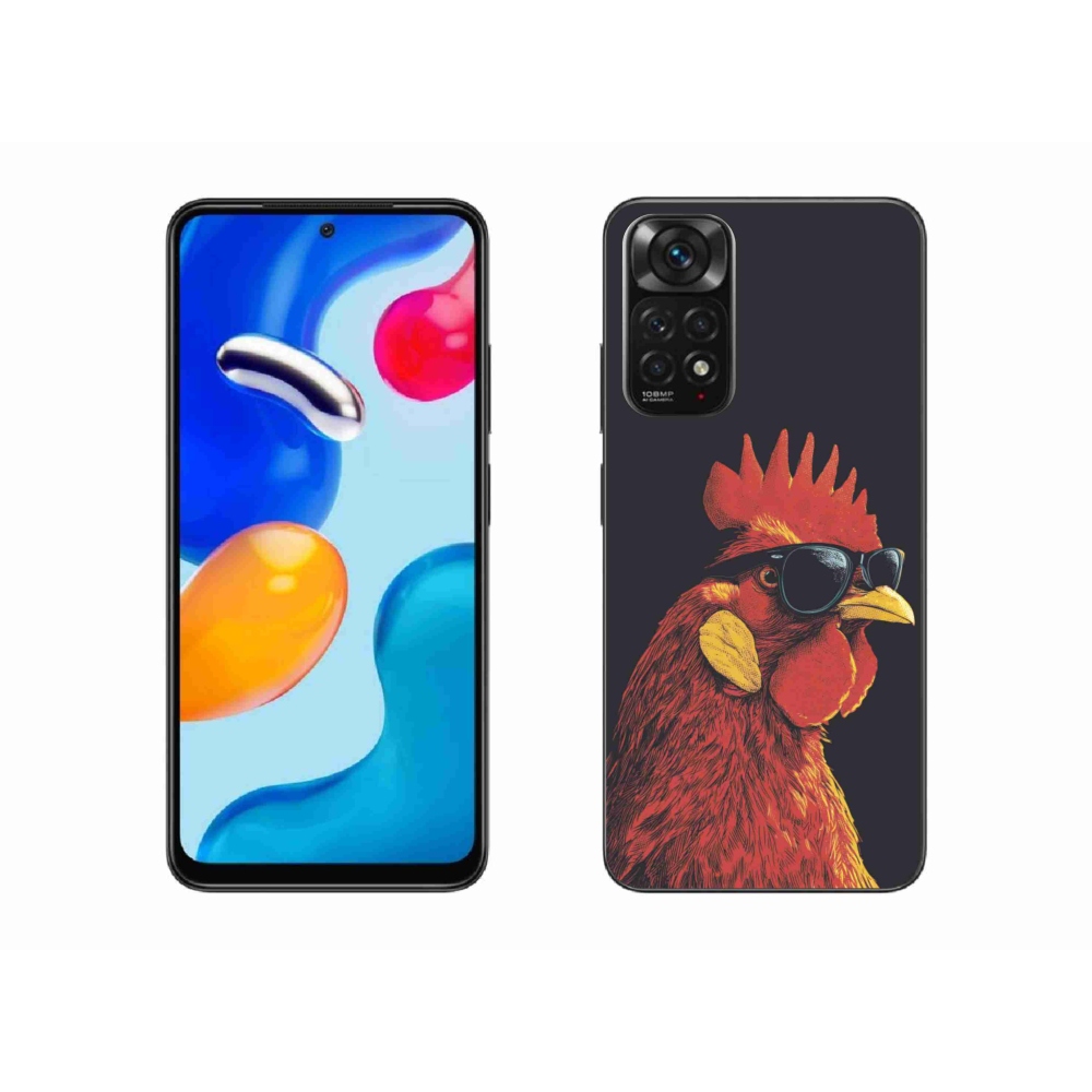 Gél borítás mmCase a Xiaomi Redmi Note 11 4G-hez - stílusos kakas