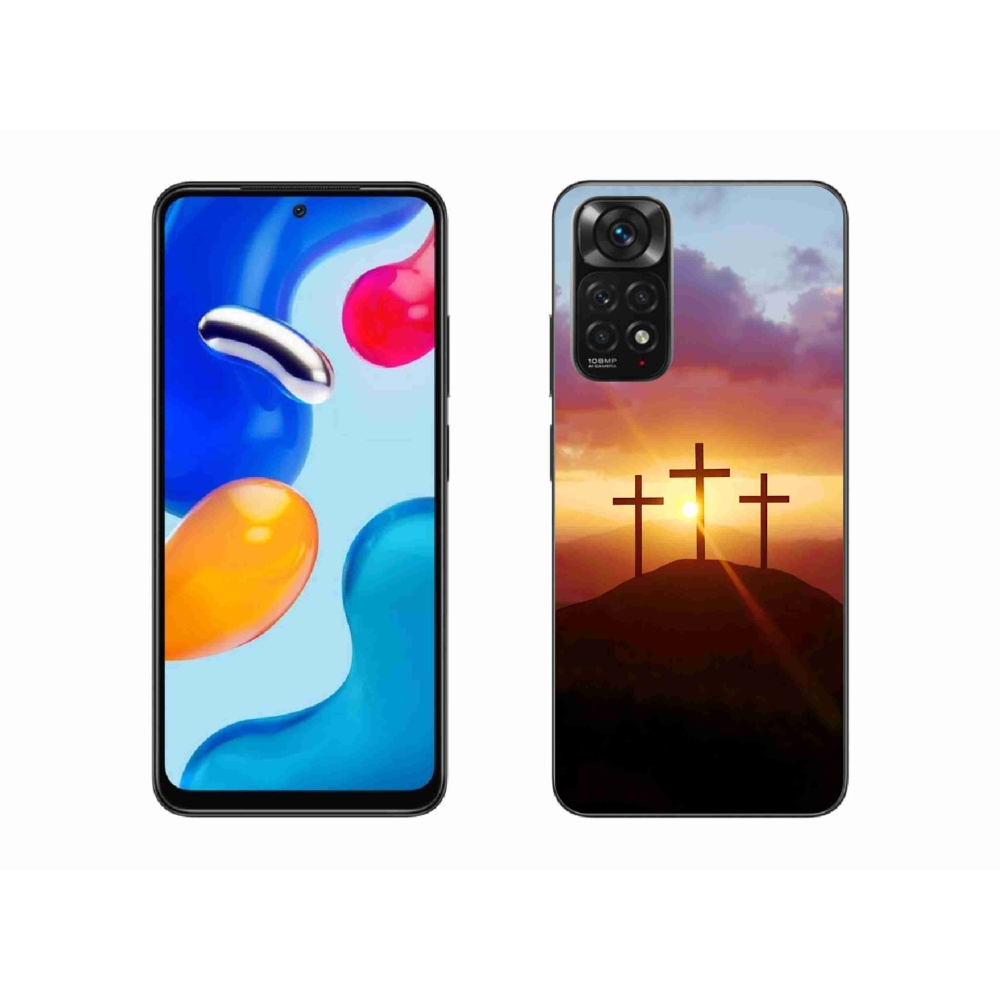 Gél borítás mmCase a Xiaomi Redmi Note 11 4G-hez - három kereszt