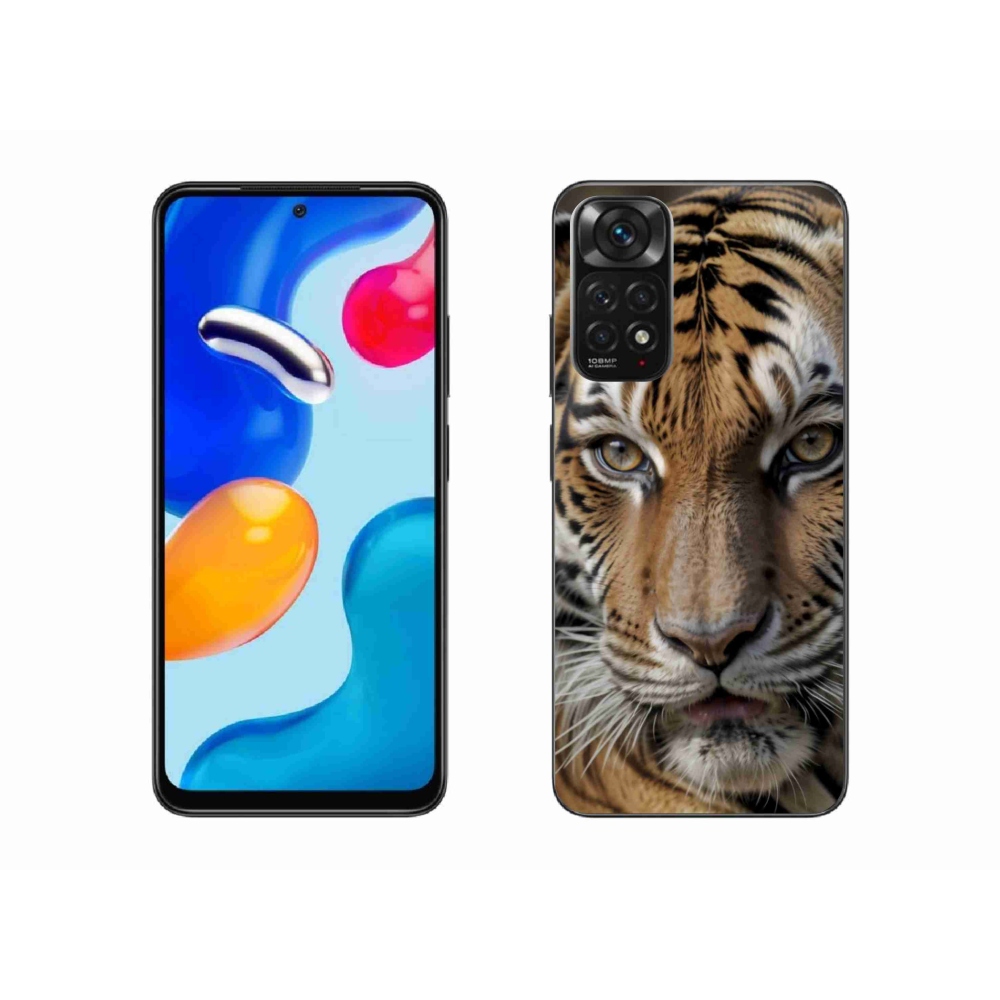 Gél borítás mmCase a Xiaomi Redmi Note 11 4G-hez - tigris nézet