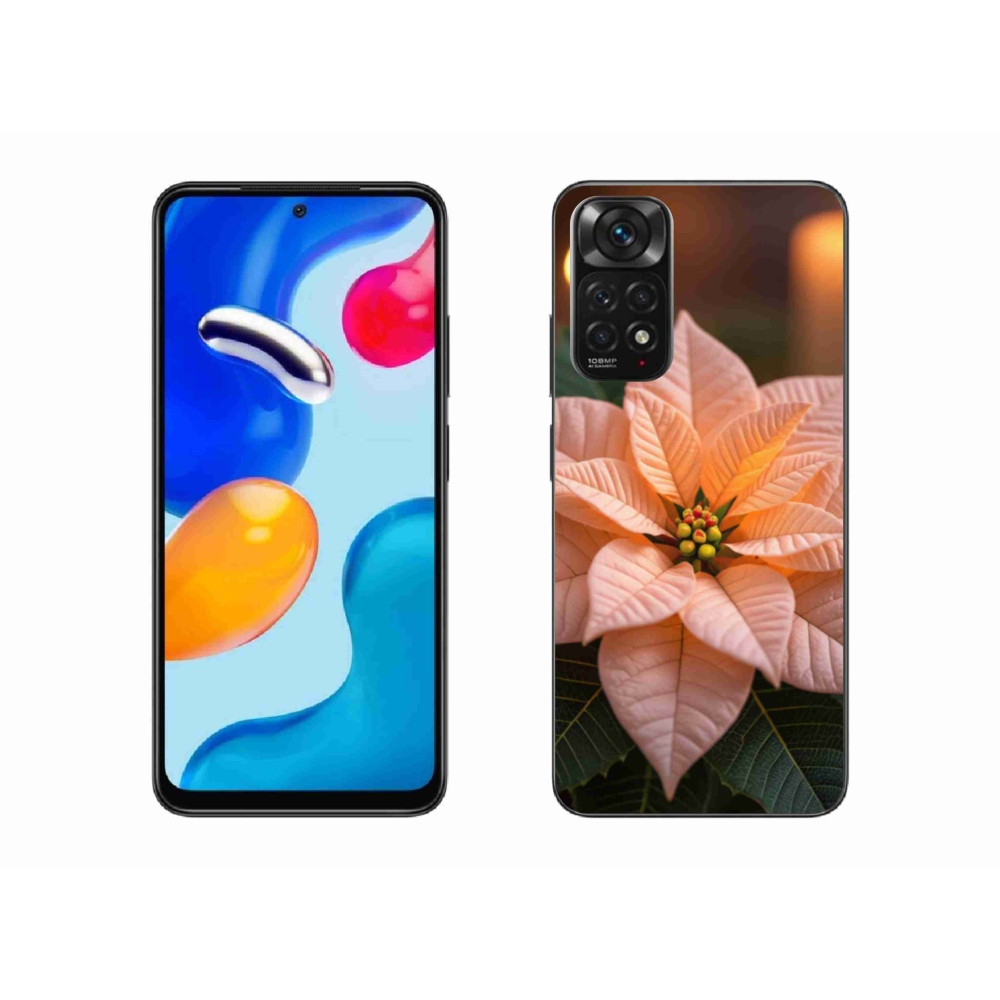 Gél borítás mmCase a Xiaomi Redmi Note 11 4G-hez - Karácsonyi csillag