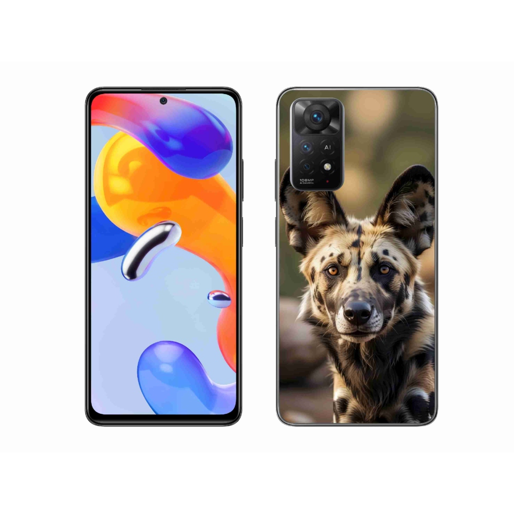 Gél borítás mmCase a Xiaomi Redmi Note 11 Pro 4G/5G-hez - afrikai vadkutya