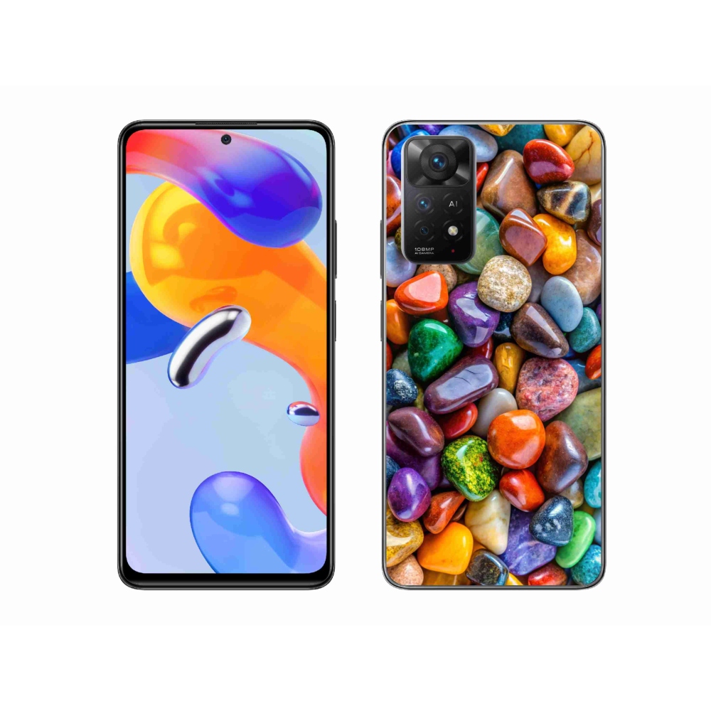 Gél borítás mmCase a Xiaomi Redmi Note 11 Pro 4G/5G számára - színes strasszkövek