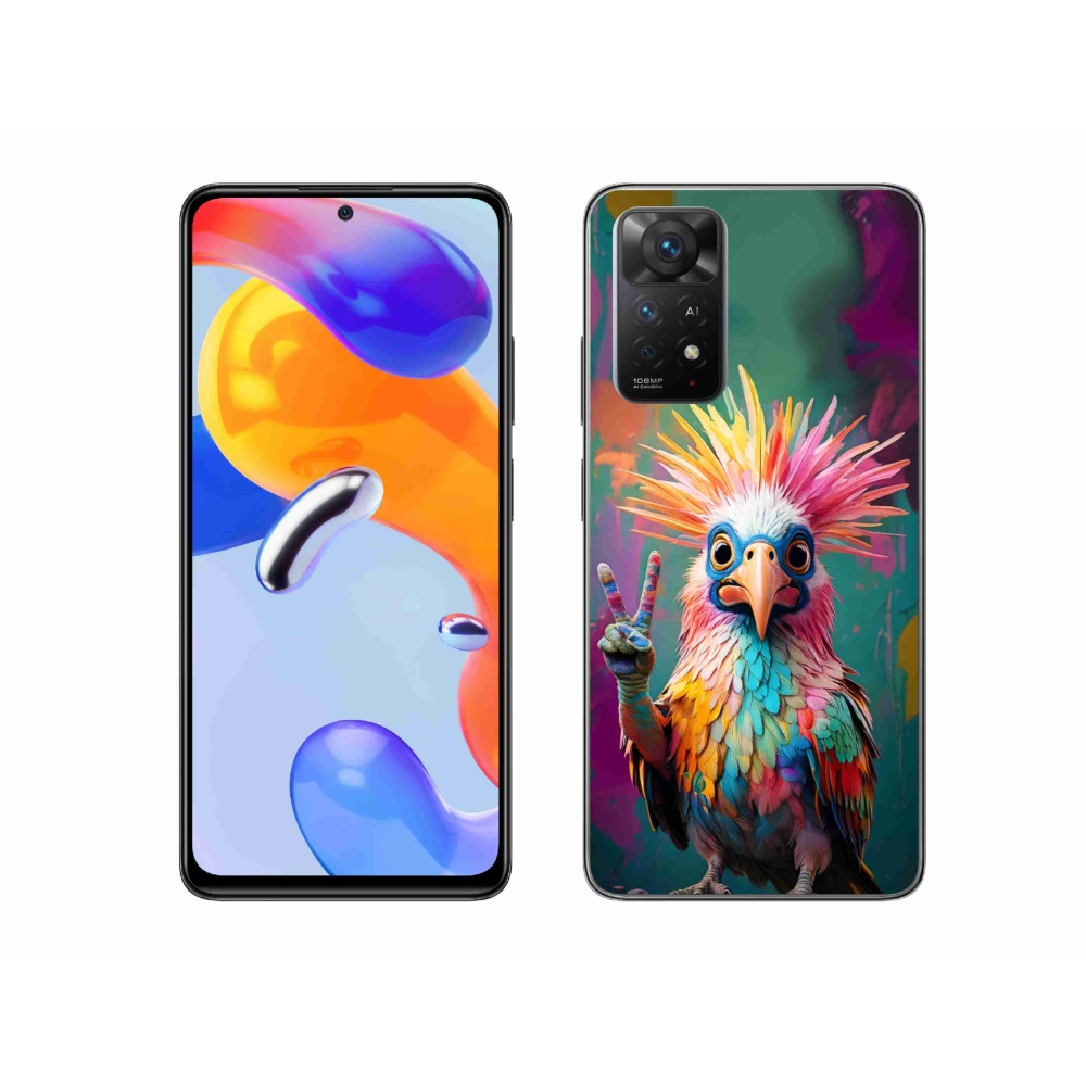 Gél borítás mmCase a Xiaomi Redmi Note 11 Pro 4G/5G számára - színes lázadás