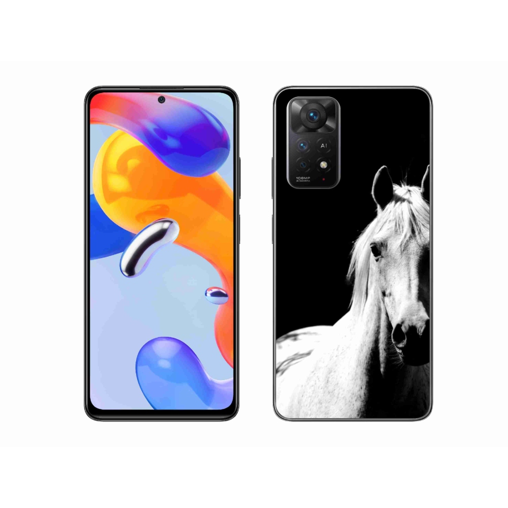 Gél borítás mmCase a Xiaomi Redmi Note 11 Pro 4G/5G - fehér ló 5