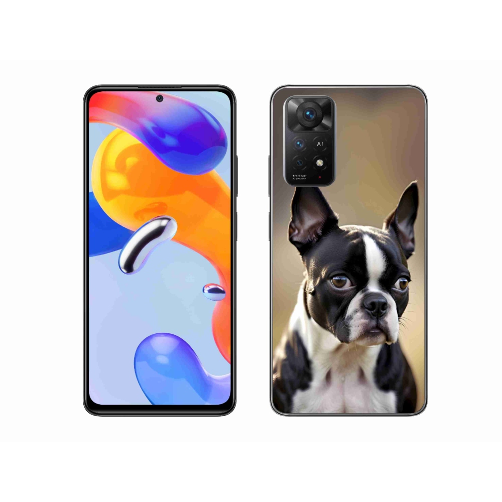 Gél borítás mmCase a Xiaomi Redmi Note 11 Pro 4G/5G-hez - Boston Terrier