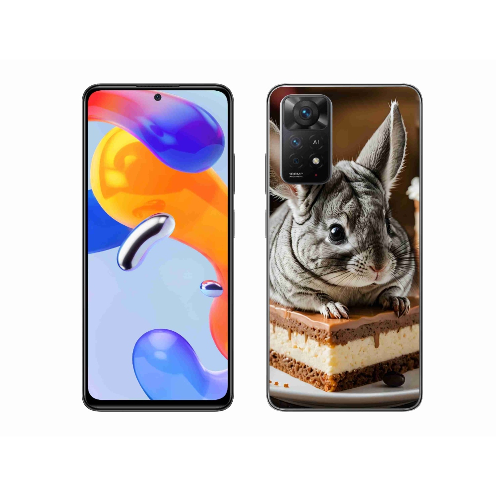 Gél borítás mmCase a Xiaomi Redmi Note 11 Pro 4G/5G számára - csincsilla