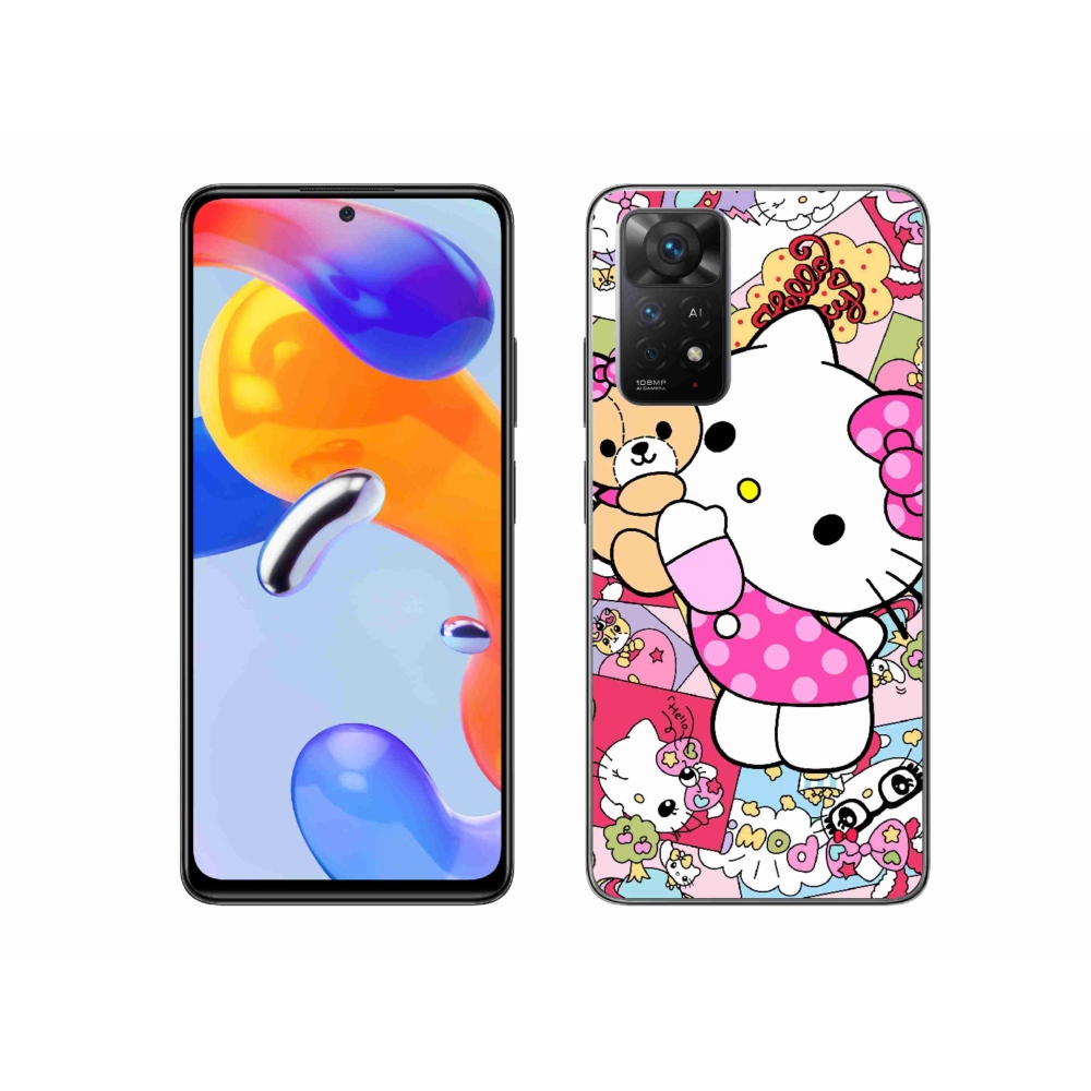 Gél borítás mmCase a Xiaomi Redmi Note 11 Pro 4G/5G számára - aranyos cica