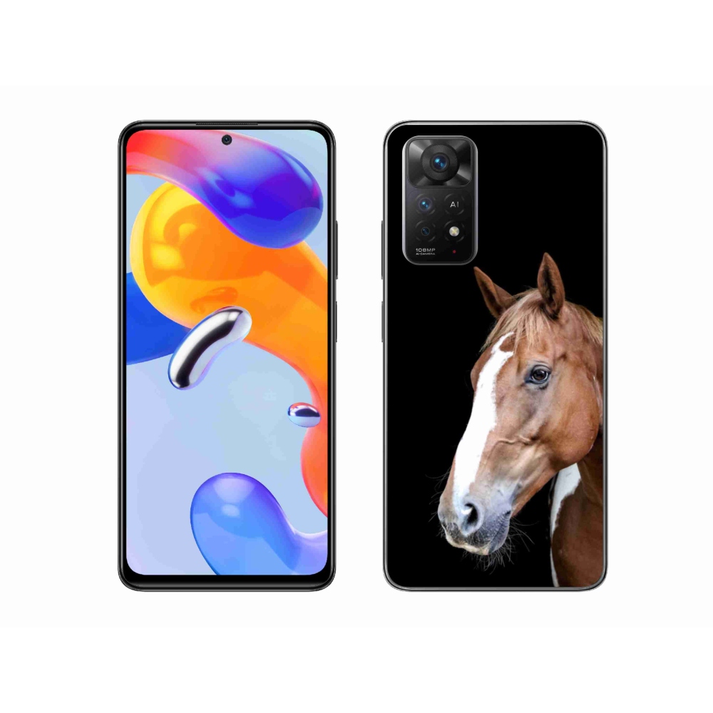 Zselés borítás mmCase a Xiaomi Redmi Note 11 Pro 4G/5G - barna ló 3